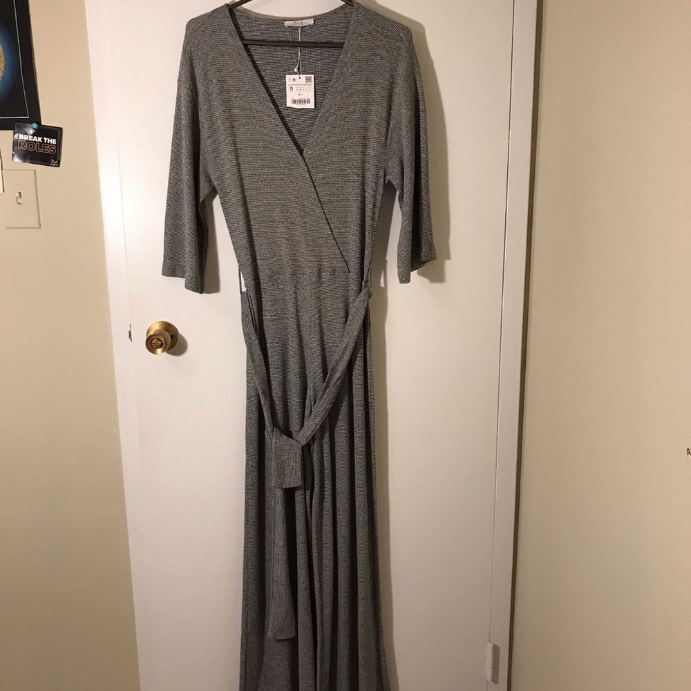 ZARA black and white jumpsuit. With tags. Size S